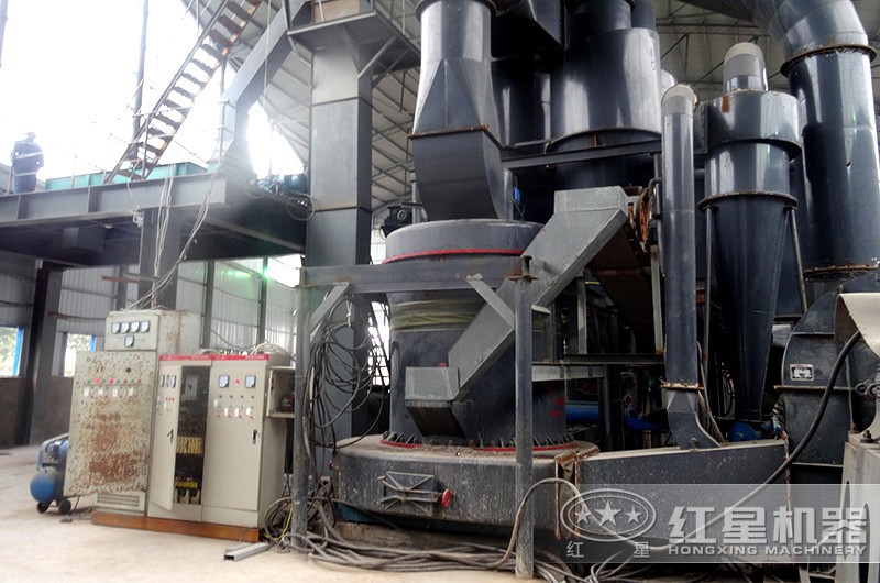 小型石粉加工機器應用現場